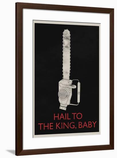 Hail To The King, Baby Retro-null-Framed Art Print