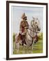 Haile Selassie Emperor of Ethiopia on His Horse-O. De Goguine-Framed Photographic Print