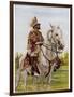 Haile Selassie Emperor of Ethiopia on His Horse-O. De Goguine-Framed Photographic Print