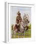 Haile Selassie Emperor of Ethiopia on His Horse-O. De Goguine-Framed Photographic Print