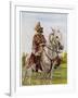 Haile Selassie Emperor of Ethiopia on His Horse-O. De Goguine-Framed Photographic Print