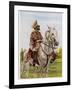 Haile Selassie Emperor of Ethiopia on His Horse-O. De Goguine-Framed Photographic Print