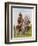 Haile Selassie Emperor of Ethiopia on His Horse-O. De Goguine-Framed Photographic Print