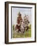 Haile Selassie Emperor of Ethiopia on His Horse-O. De Goguine-Framed Photographic Print