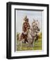 Haile Selassie Emperor of Ethiopia on His Horse-O. De Goguine-Framed Photographic Print