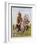 Haile Selassie Emperor of Ethiopia on His Horse-O. De Goguine-Framed Photographic Print