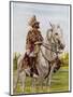 Haile Selassie Emperor of Ethiopia on His Horse-O. De Goguine-Mounted Photographic Print