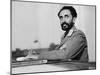 Haile Selassie in his study at the palace, Addis Ababa, c.1942.-null-Mounted Photographic Print