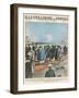 Haile Selassie the Negus of Ethiopia Arrives at Haifa and Begins His Exile-E. Mainetti-Framed Art Print