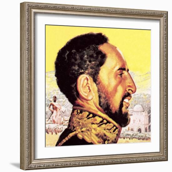 Haile Selassie-English School-Framed Giclee Print