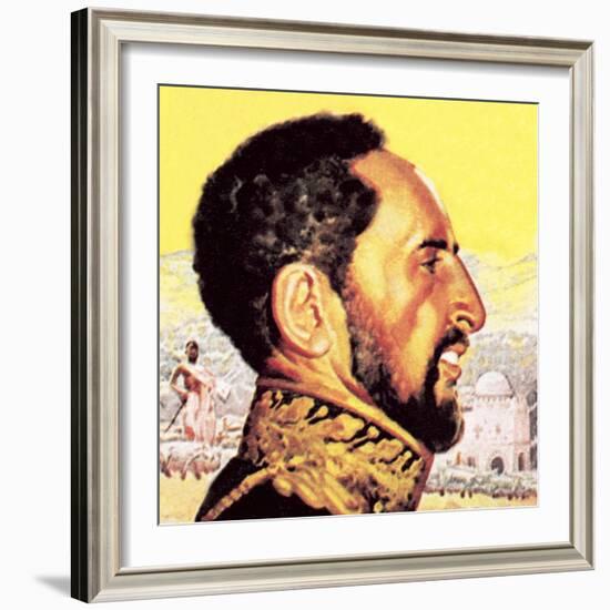 Haile Selassie-English School-Framed Giclee Print