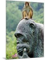 Hainan Province, Hainan Island, Monkey Island Research Park - a Gorilla Statue, China-Christian Kober-Mounted Photographic Print