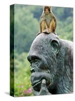 Hainan Province, Hainan Island, Monkey Island Research Park - a Gorilla Statue, China-Christian Kober-Stretched Canvas