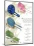 Hair Brush Sets-null-Mounted Art Print