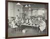 Hair Dressing Class, Barrett Street Trade School for Girls, London, 1915-null-Framed Photographic Print