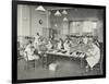 Hair Dressing Class, Barrett Street Trade School for Girls, London, 1915-null-Framed Photographic Print