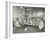 Hair Dressing Class, Barrett Street Trade School for Girls, London, 1915-null-Framed Photographic Print