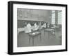 Hair Dressing Class for Men at the Bromley Non-Residential Training Centre, London, 1934-null-Framed Photographic Print