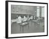 Hair Dressing Class for Men at the Bromley Non-Residential Training Centre, London, 1934-null-Framed Photographic Print