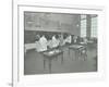 Hair Dressing Class for Men at the Bromley Non-Residential Training Centre, London, 1934-null-Framed Photographic Print