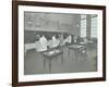 Hair Dressing Class for Men at the Bromley Non-Residential Training Centre, London, 1934-null-Framed Photographic Print