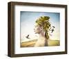 Hair Nest Renaissance Style-null-Framed Art Print