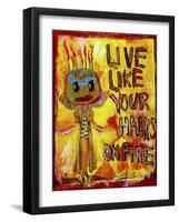 Hair on Fire-Jennie Cooley-Framed Giclee Print