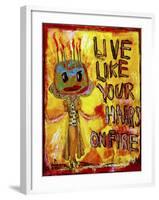 Hair on Fire-Jennie Cooley-Framed Giclee Print