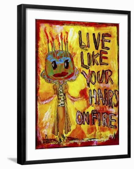 Hair on Fire-Jennie Cooley-Framed Giclee Print