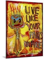 Hair on Fire-Jennie Cooley-Mounted Giclee Print