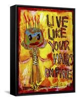 Hair on Fire-Jennie Cooley-Framed Stretched Canvas