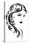 Hair Style Design-Cattallina-Stretched Canvas