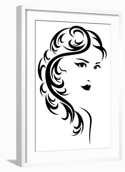 Hair Style Design-Cattallina-Framed Art Print