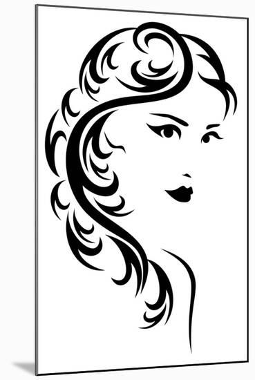 Hair Style Design-Cattallina-Mounted Art Print