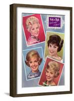 Hair Styles, Retro-null-Framed Art Print