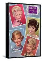 Hair Styles, Retro-null-Framed Stretched Canvas