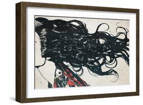 Hair-Alex Cherry-Framed Art Print