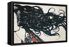 Hair-Alex Cherry-Framed Stretched Canvas