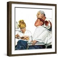 "Haircut and Manicure," December 11, 1948-George Hughes-Framed Giclee Print