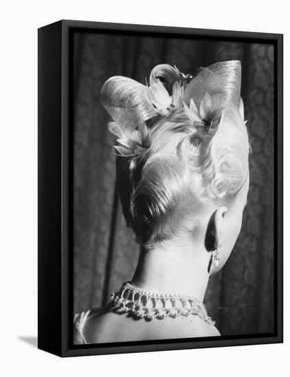 Hairdo "Pink Ice", 1950-null-Framed Stretched Canvas