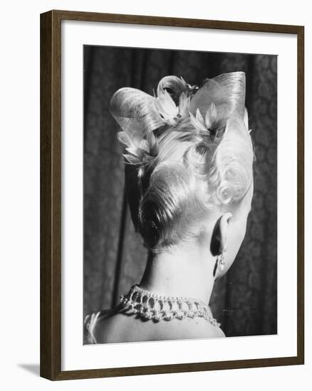 Hairdo "Pink Ice", 1950-null-Framed Photographic Print