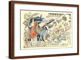 Hairdos of Ancient Rome-null-Framed Art Print