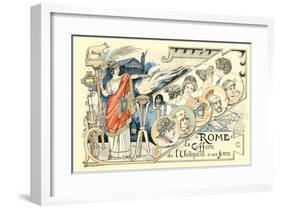 Hairdos of Ancient Rome-null-Framed Art Print