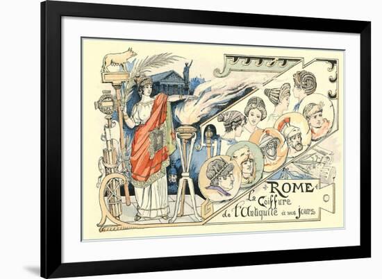 Hairdos of Ancient Rome-null-Framed Premium Giclee Print