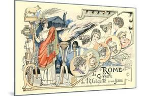 Hairdos of Ancient Rome-null-Mounted Premium Giclee Print