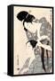 Hairdresser from the Series 'Twelve Types of Women's Handicraft', C.1797-98-Kitagawa Utamaro-Framed Stretched Canvas
