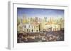 Hairdresser in the Plaza Roldan, 2001-James Reeve-Framed Giclee Print