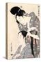 Hairdresser (Kamiyu), C. 1798-Kitagawa Utamaro-Stretched Canvas