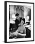Hairdresser Ross McArthur Giving Finishing Touch to Former Child Star Shirley Temple's Hair-Alfred Eisenstaedt-Framed Premium Photographic Print