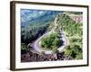 Hairpin Curve, Columbia River Highway, Oregon, USA-William Sutton-Framed Photographic Print